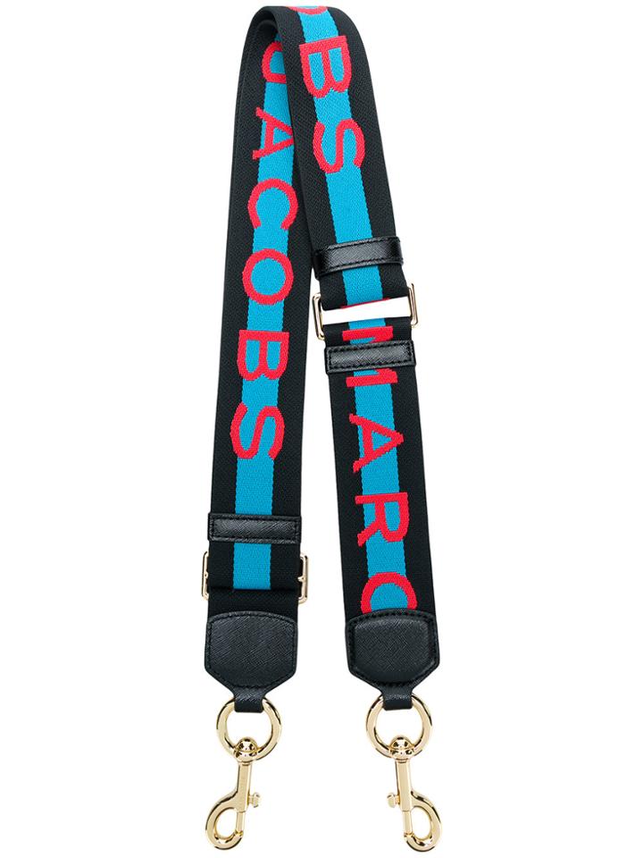 Marc Jacobs Logo Stripe Bag Strap - Blue