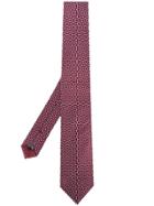 Emporio Armani Patterned Tie - Red