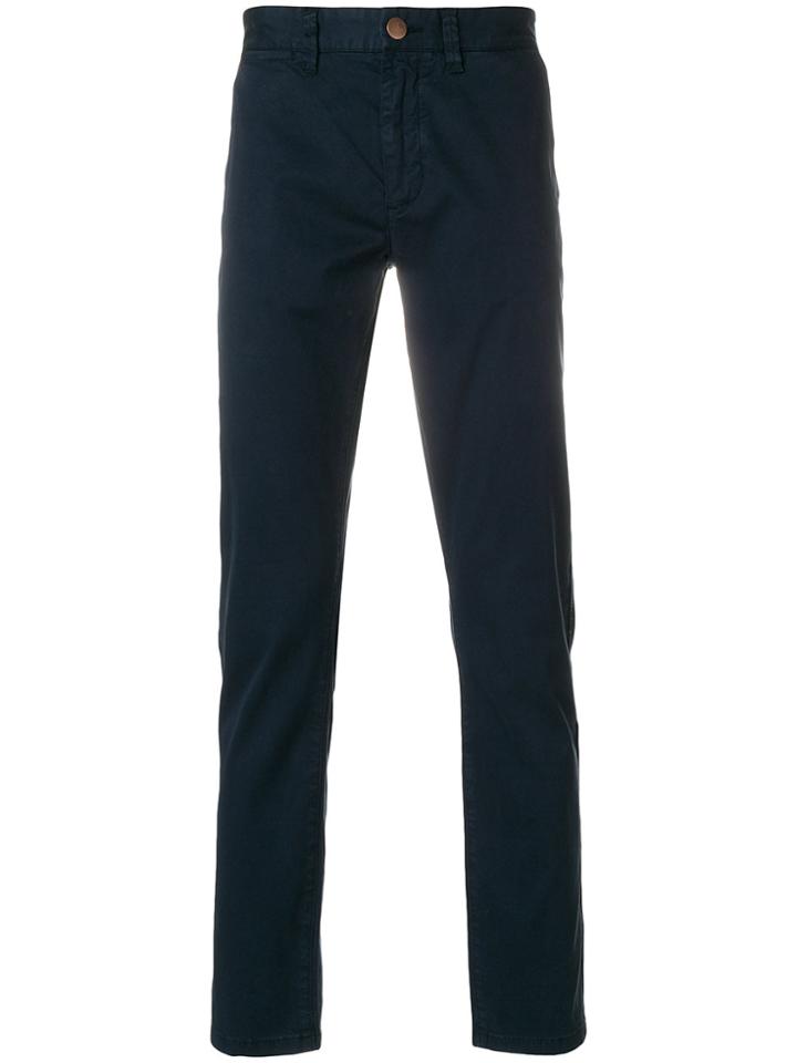 Sun 68 Slim Leg Chinos - Blue