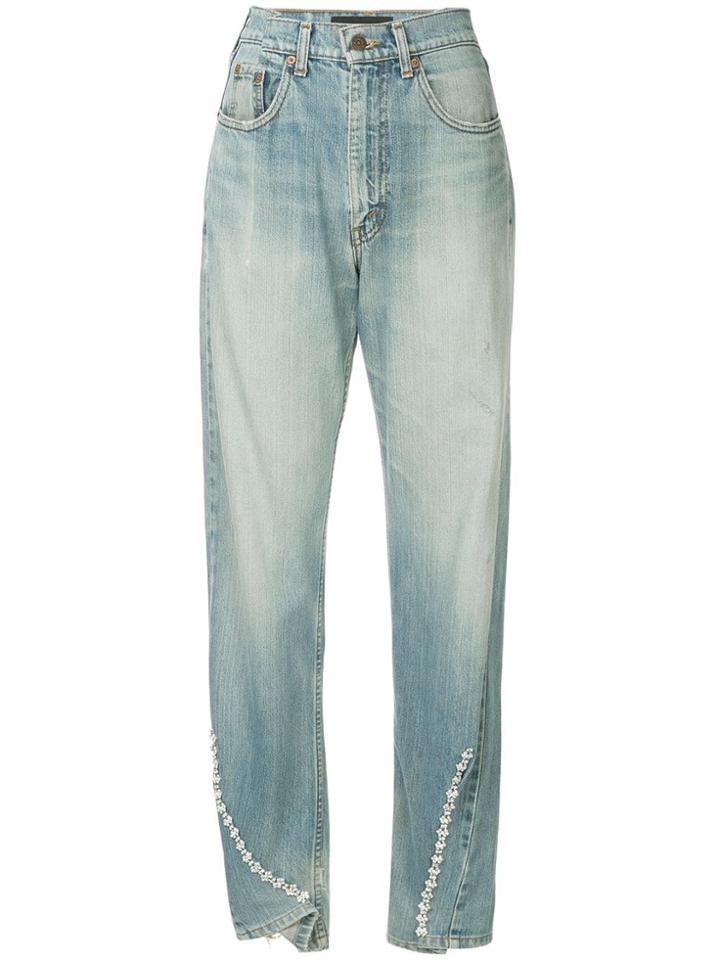Tiger In The Rain High Rise Jeans - Blue