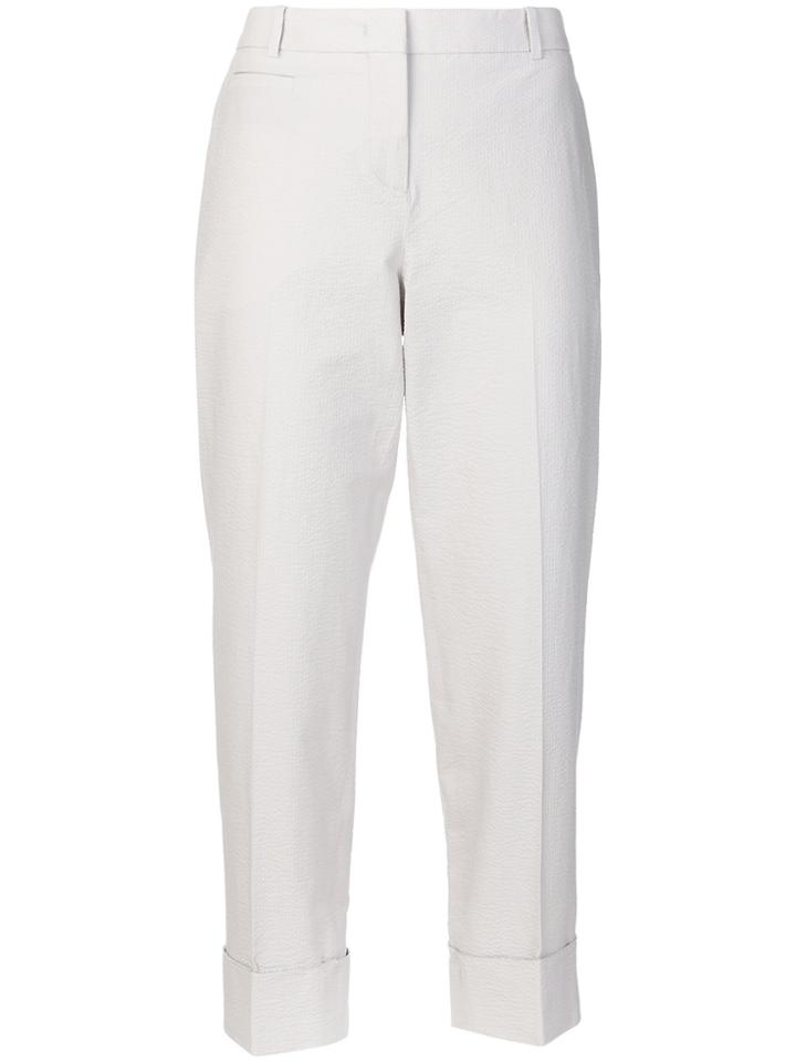 Fabiana Filippi Cropped Slim Chinos - Grey