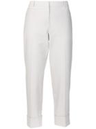 Fabiana Filippi Cropped Slim Chinos - Grey