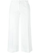 P.a.r.o.s.h. Colty Trousers, Women's, Size: Xs, White, Cotton/spandex/elastane