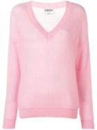 Essentiel Antwerp V-neck Sweater - Pink
