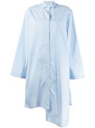 Loewe Long Asymmetrical Shirt - Blue