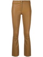 Arma Cropped Trousers - Brown