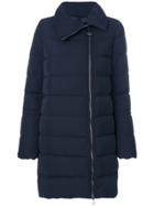 Moncler Quilted Padded Coat - Blue