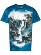 G-star Raw Research Waterfall Print T-shirt - Blue
