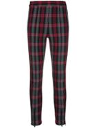 T By Alexander Wang Tartan Skinny-fit Leggings - Pink