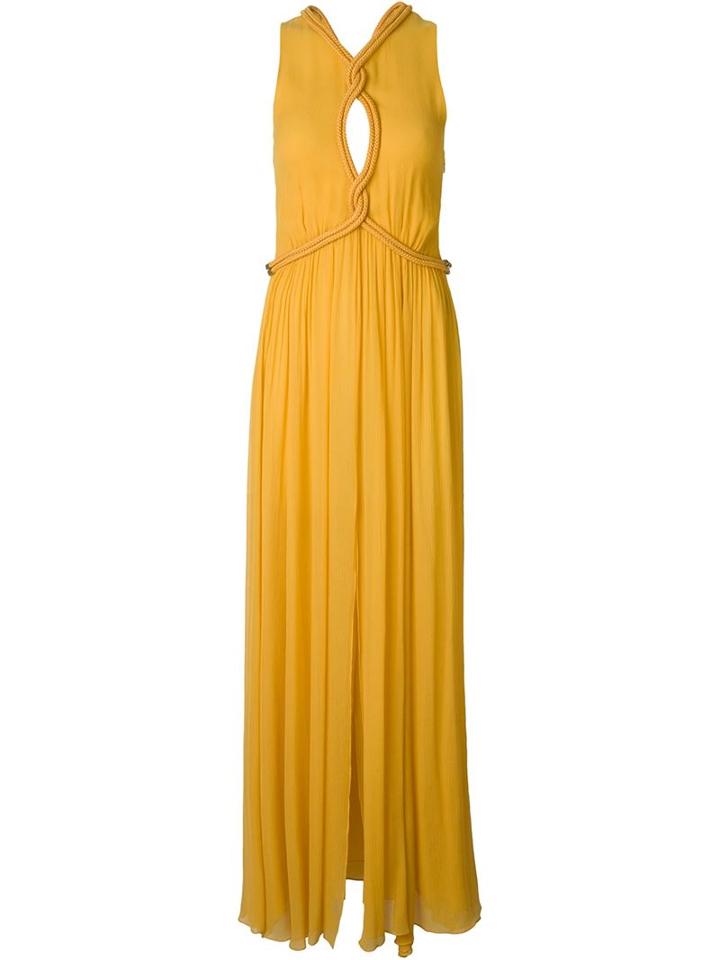 Jay Ahr Rope Detail Evening Dress