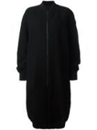 A.f.vandevorst 'monday' Coat, Women's, Size: 36, Black, Polyamide/virgin Wool