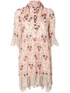 See By Chloé Tie Neck Dress - Nude & Neutrals