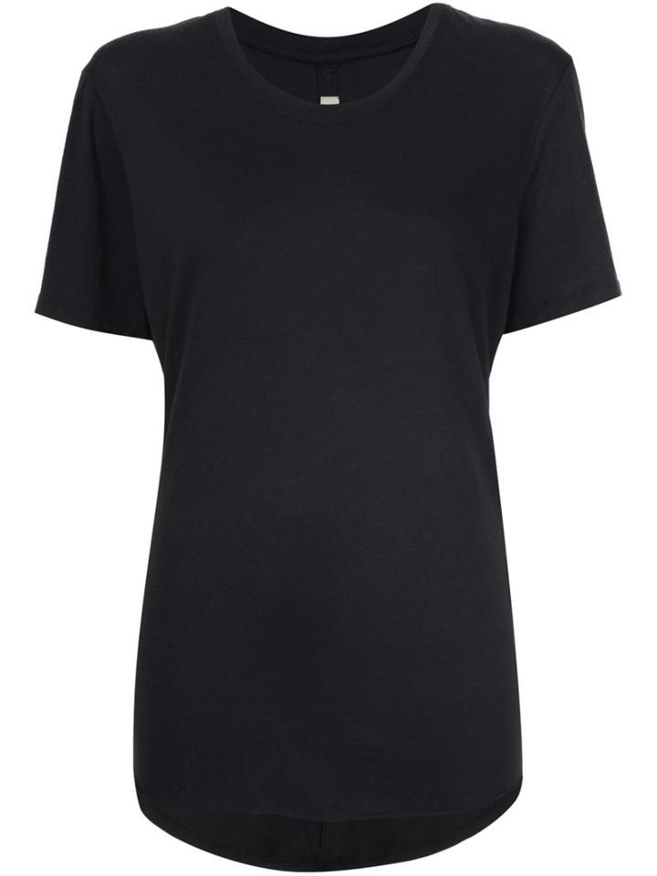 Raquel Allegra Basic T-shirt, Women's, Size: 2, Black, Cotton/polyester