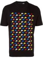 Love Moschino 'space Invaders' T-shirt, Men's, Size: Small, Black, Cotton