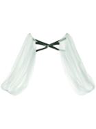 Tu Es Mon Trésor Balloon Sleeve Tulle Arm Cover - Blue