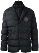 Love Moschino Zip Up Padded Jacket, Men's, Size: 46, Black, Polyamide/polyester/spandex/elastane