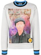 Prada Poster Girl Crew Neck Sweater - Grey