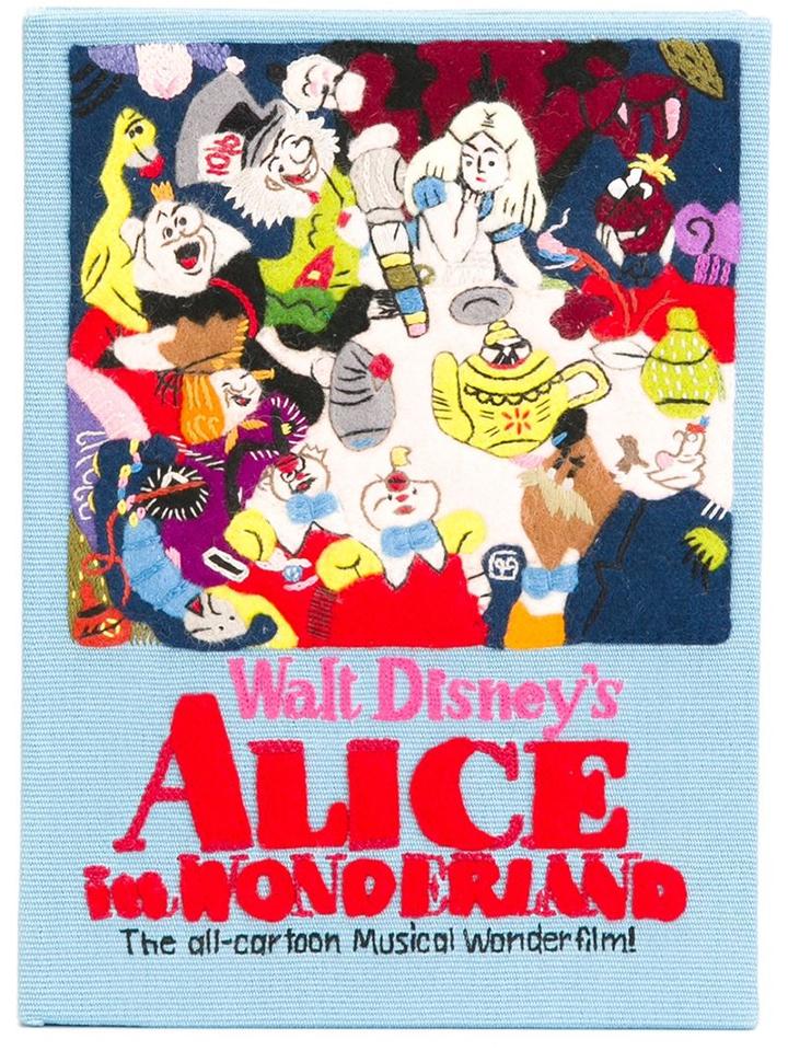 Olympia Le-tan 'alice In Wonderland' Book Clutch, Women's, Blue