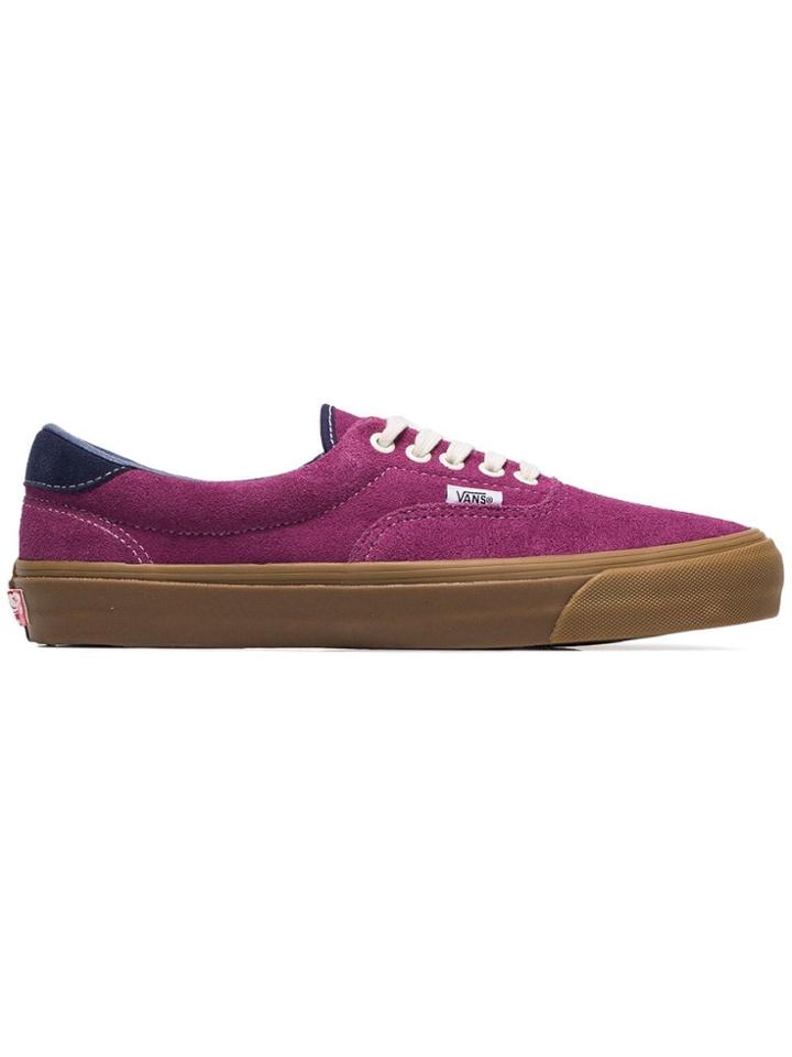 Vans Purple Og Era 59 Lx Suede Leather Sneakers
