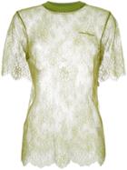 Off-white Lace T-shirt - Green