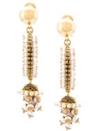 Oscar De La Renta Beaded Pearl Drop Earrings - White