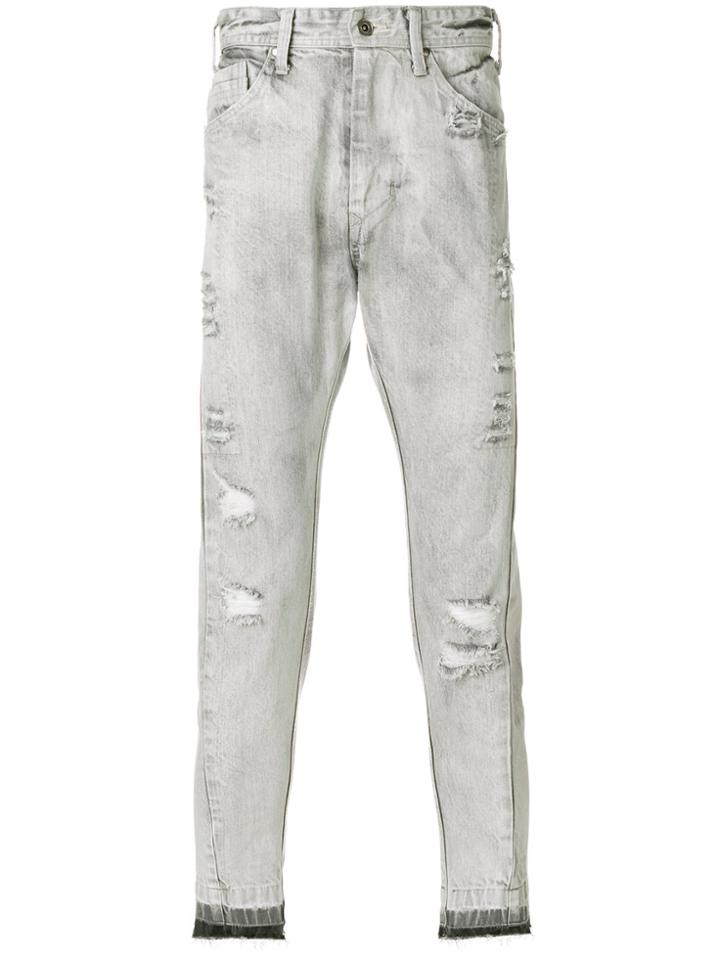 Julius Distressed Jeans - Grey