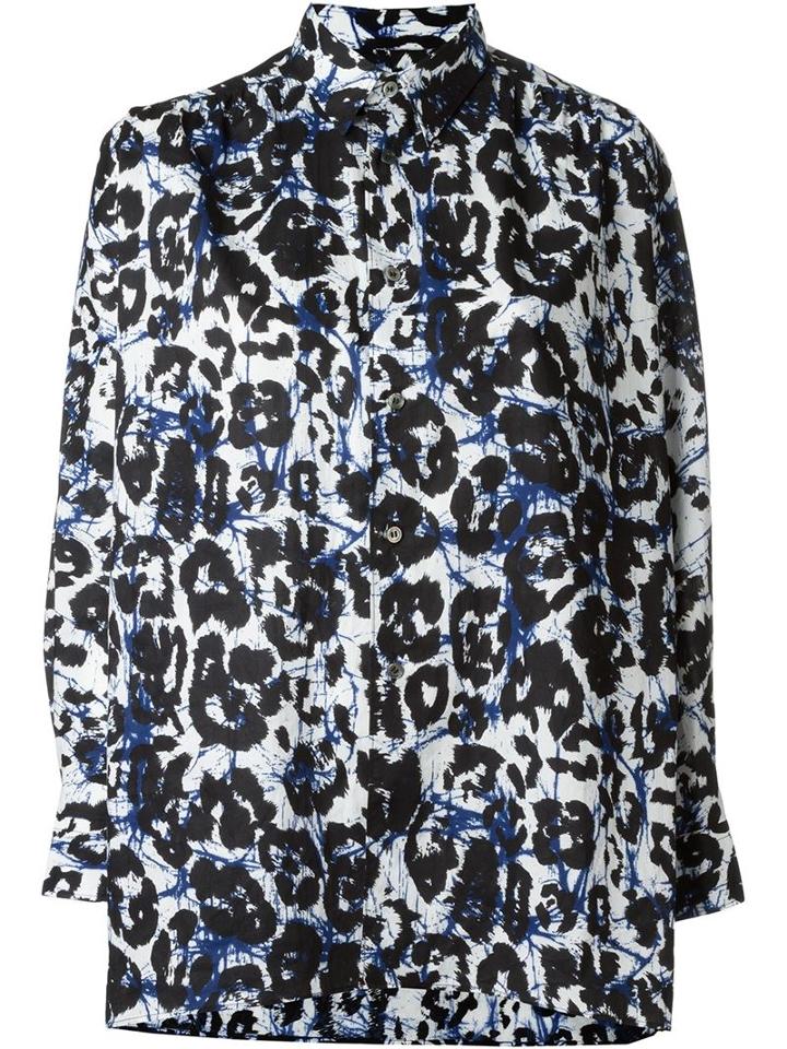 Junya Watanabe Comme Des Garçons Leopard Print Shirt
