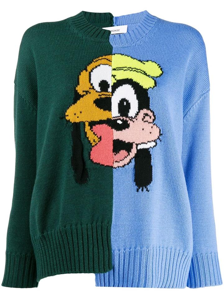 Monse Asymmetric Pluto And Goofy Jumper - Blue