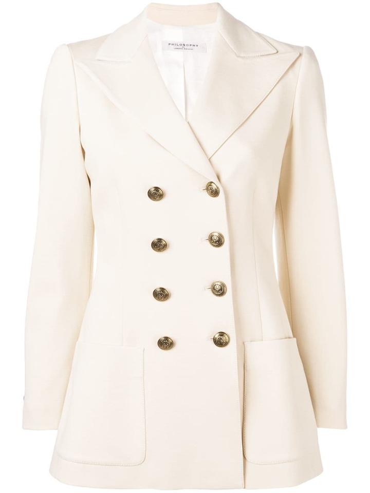 Philosophy Di Lorenzo Serafini Double-breasted Blazer - White