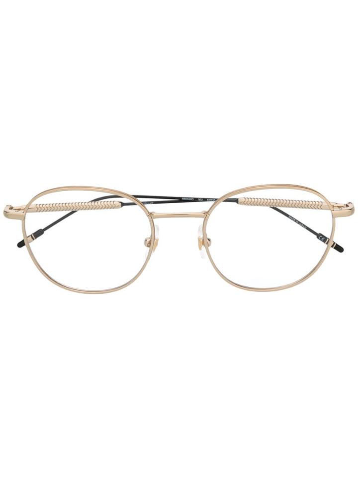 Montblanc Round-shape Glasses - Gold