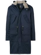 Norwegian Rain Shearling Trim Parka - Blue