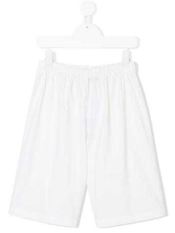 Oscar De La Renta Kids Casual Shorts - White