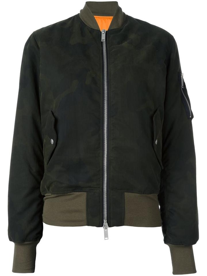 Unravel Camouflage Bomber Jacket