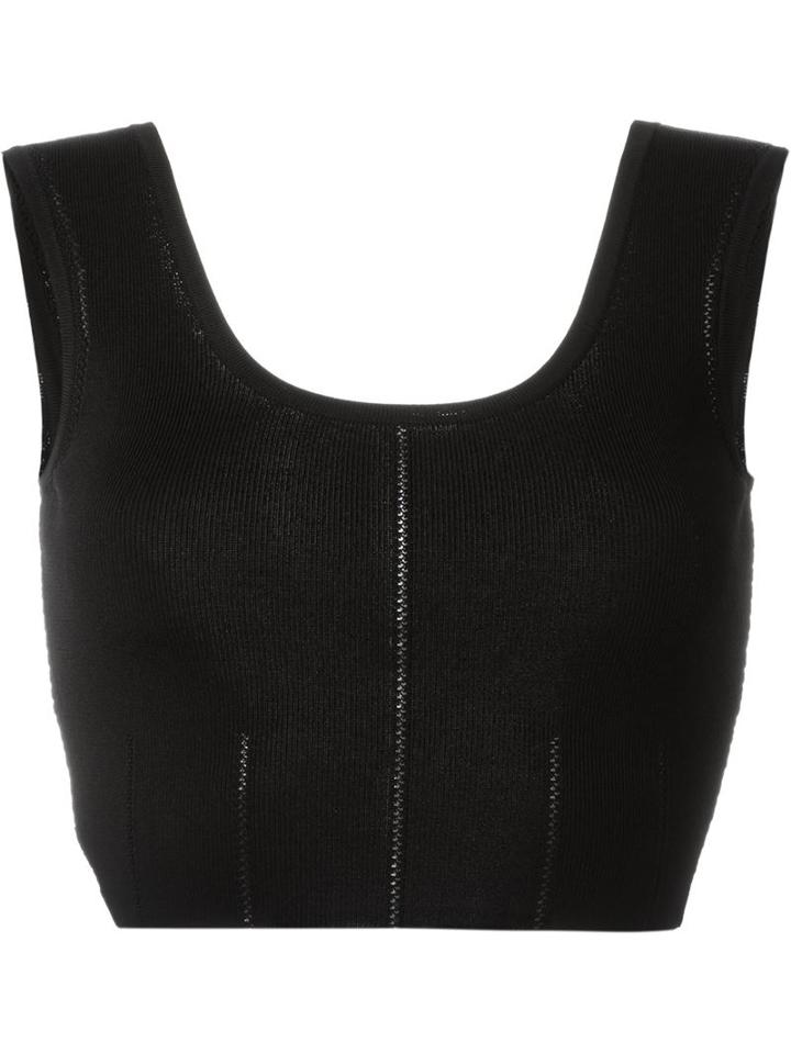 Mcq Alexander Mcqueen Knit Crop Top