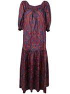 Yves Saint Laurent Pre-owned Paisley Pattern Maxi Dress - Multicolour