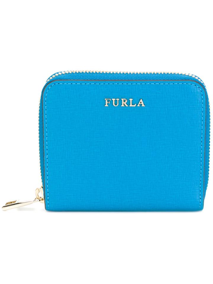 Furla Babylon Zip Aroun Wallet - Blue