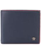 Versace Utiliflage Bi-fold Wallet - Blue