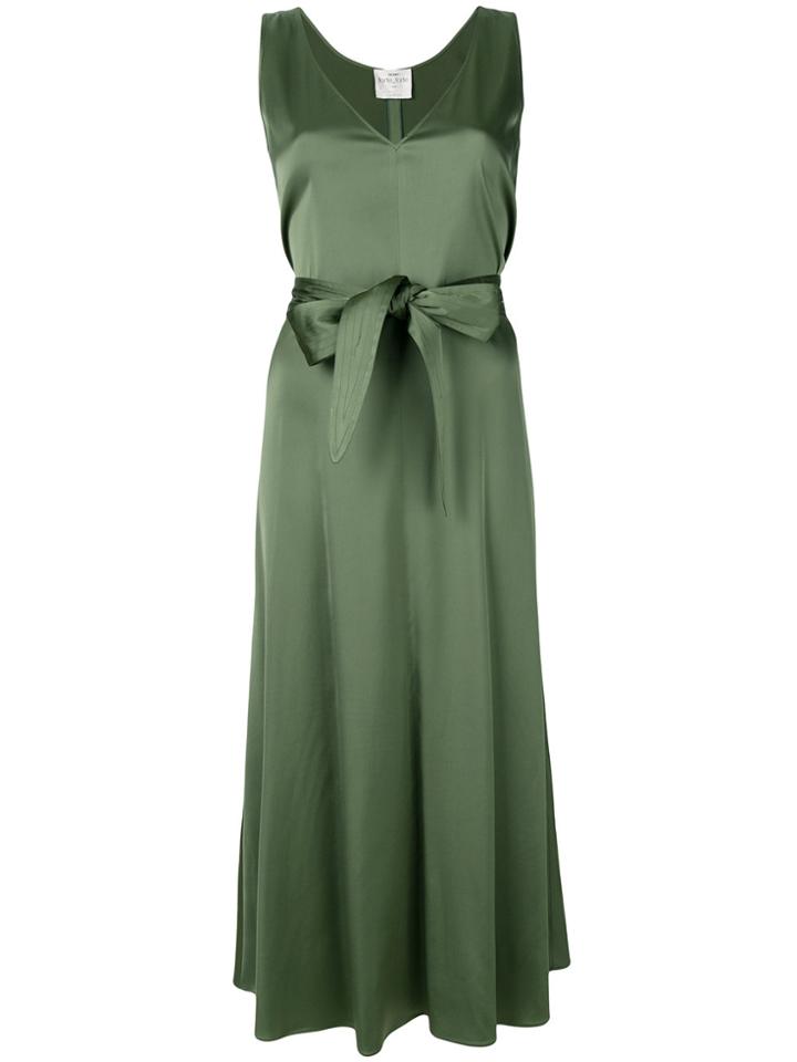 Forte Forte Belted Flared Dress - Green