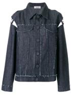 Aviù Distressed Style Jacket - Blue