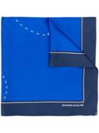 Maison Kitsuné Printed Scarf - Blue