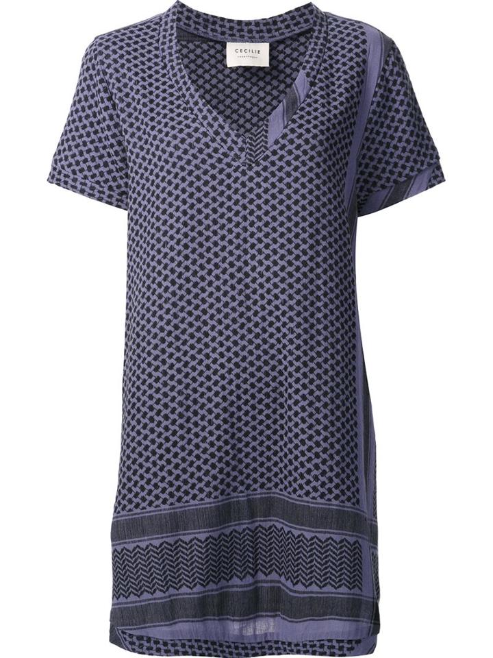 Cecilie Copenhagen V-neck T-shirt Dress