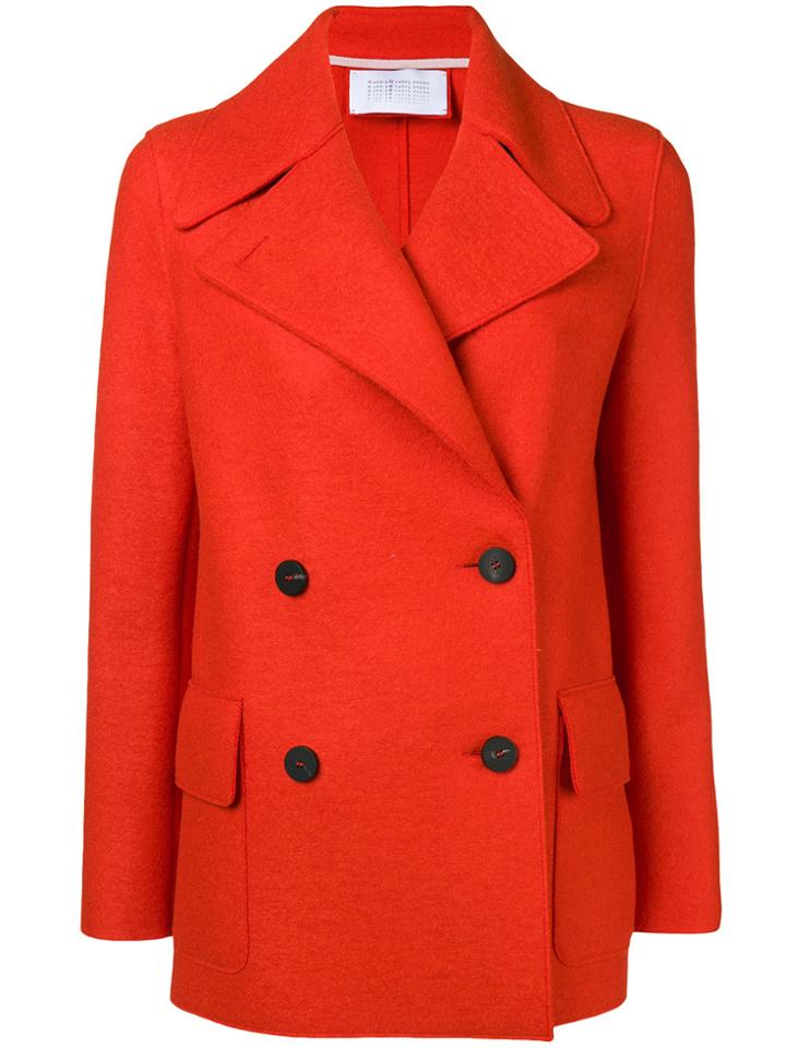 Harris Wharf London Double Breasted Jacket - Yellow & Orange
