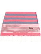 Mc2 Saint Barth Striped Beach Towel - Red