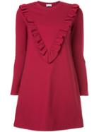 Red Valentino Frill Detail Dress