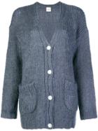 Alysi Mid-length Cardigan - Blue