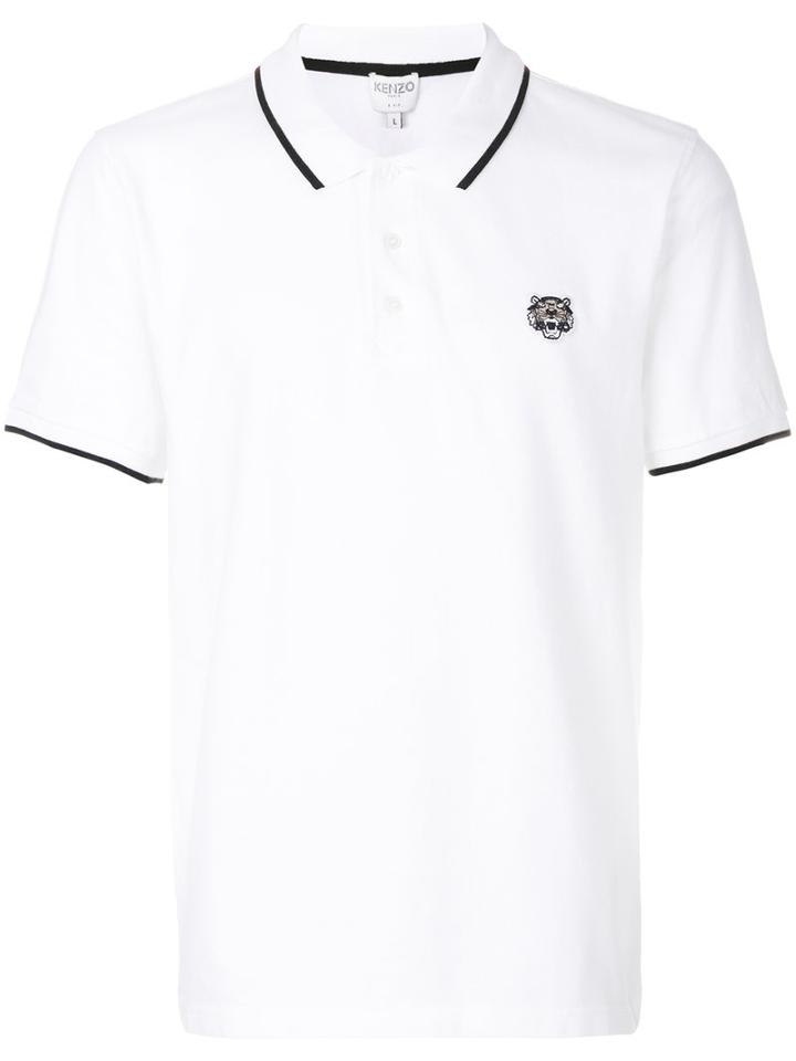 Kenzo - Mini Tiger Polo Shirt - Men - Cotton - Xs, White, Cotton