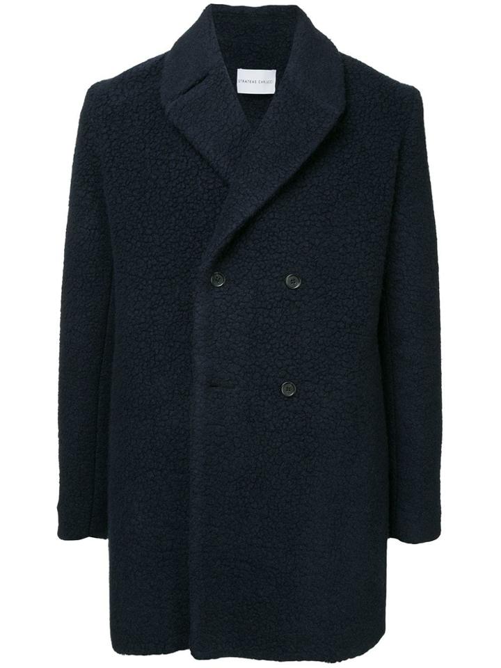 Strateas Carlucci Meta Mid Coat - Blue