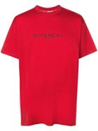 Givenchy Logo Print T-shirt - Red