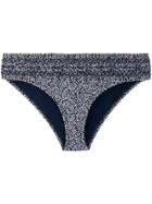 Tory Burch Ruched Waist Bikini Bottoms - Blue