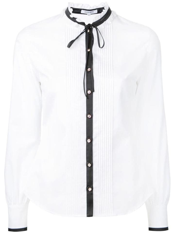 Guild Prime Pussy Bow Shirt - White